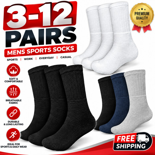 Pairs mens sports socks - pairs,