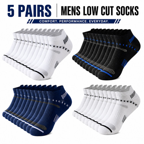 Pairs unisex ankle socks - unisex,