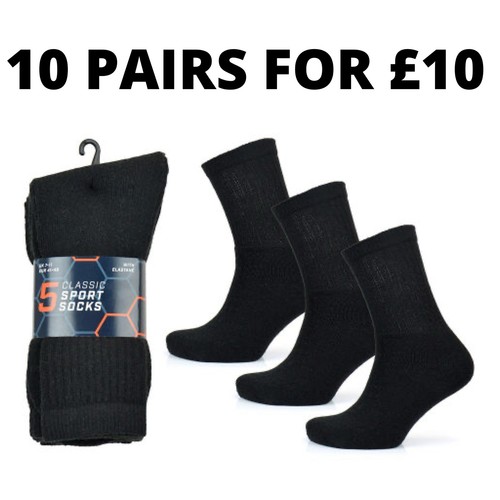 Mens pack sports - 10, socks
