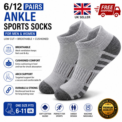 Pairs trainer socks mens - 12,