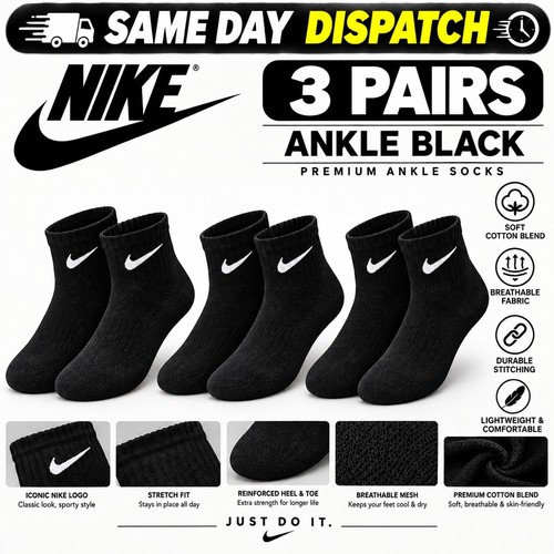 Nike socks pairs lightweight - socks, 3