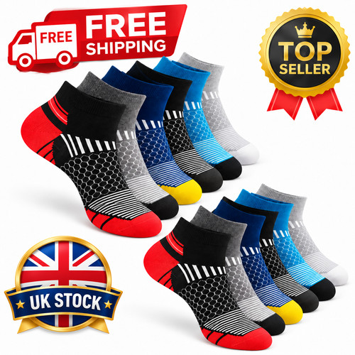 Men athletic ankle socks - ankle, 6