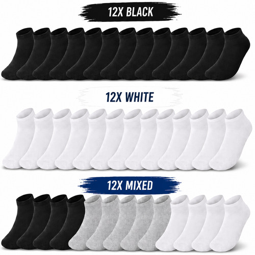 Mens trainer socks pairs - trainer, 12